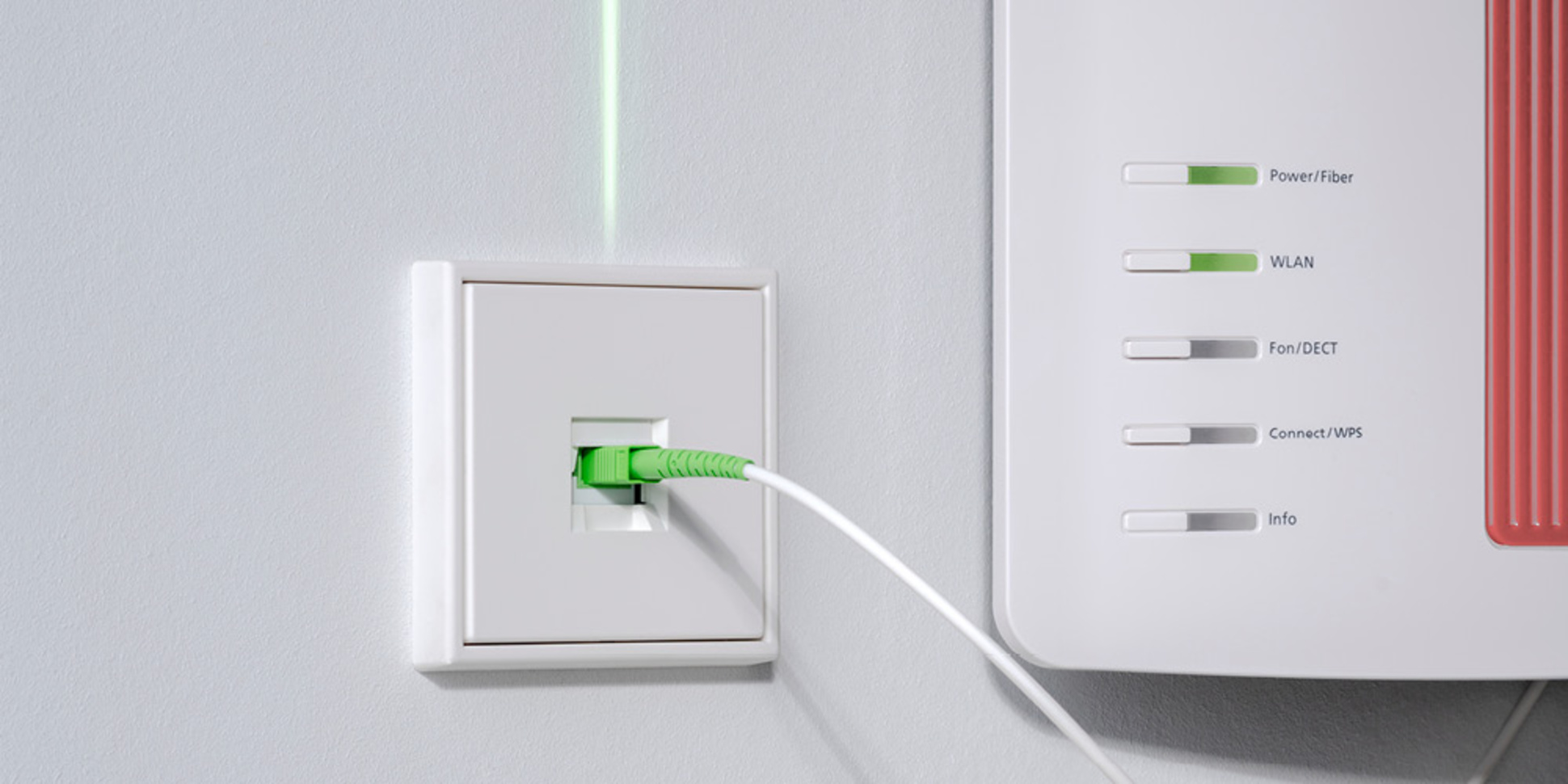 Die neuen Glasfaser-Anschlussdosen bei Köppchen Elektro GmbH in Wurzen